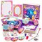 GirlZone Princess Stationery Set - 45-Piece Fairytale Letter Writing Set, Multicolor Note Paper with Fairies & Fairy Letters & Envelopes, Stampers & Stickers